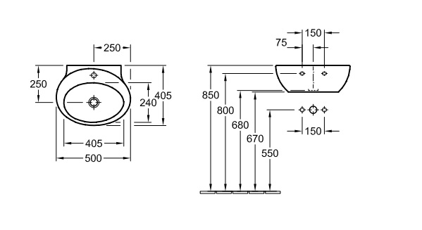 Aveo New Generation Villeroyboch Umywalka 41315gr1